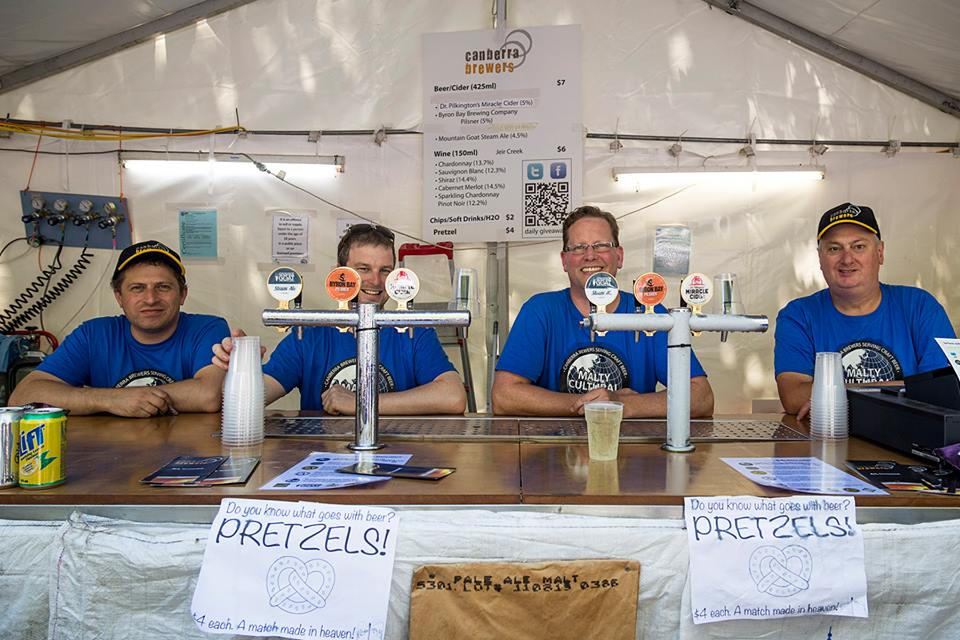 The Canberra Brewers Stall